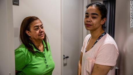 Jessika Valdez, 38, and her mother Aydez, are temporarily staying at a nearby hotel. They&#39;re not sure if they want to return to their apartment.