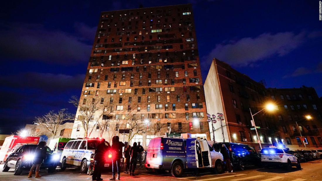 New York firefighters battled a smoky fire in 1986 at the same Bronx building where 17 were killed this week