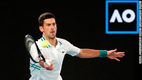 Djokovic is hoping to win his 10th Australian Open title. 