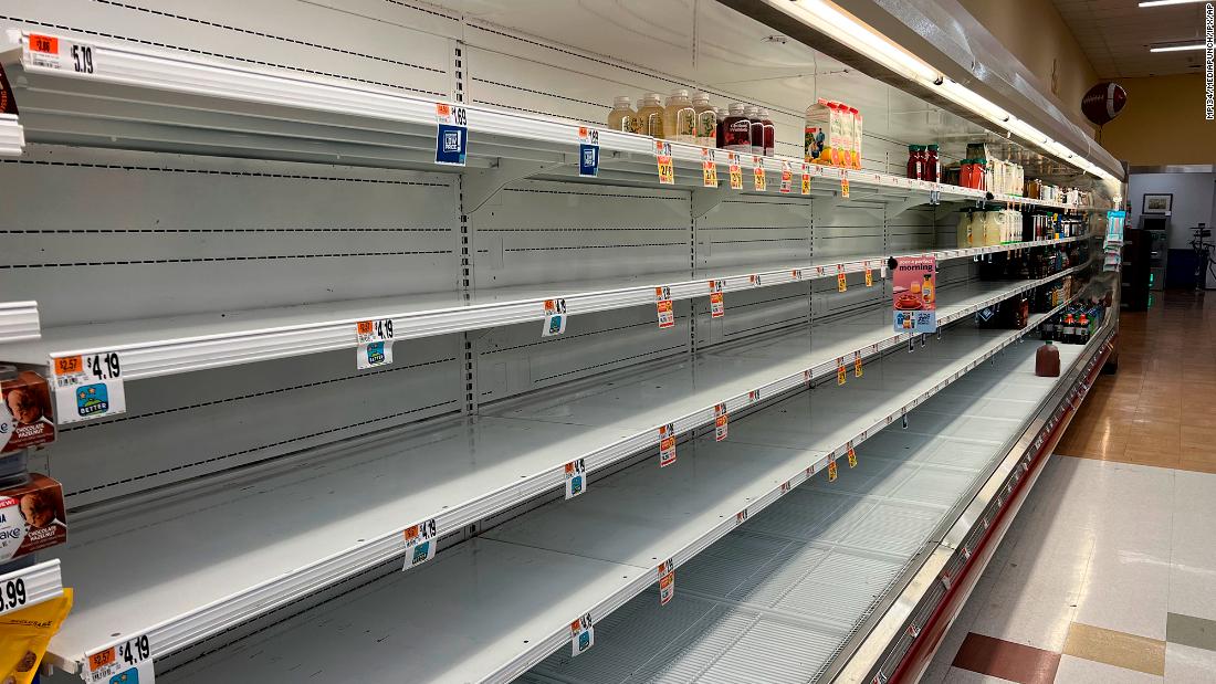 Here's why grocery stores are struggling to stock their empty shelves - CNN