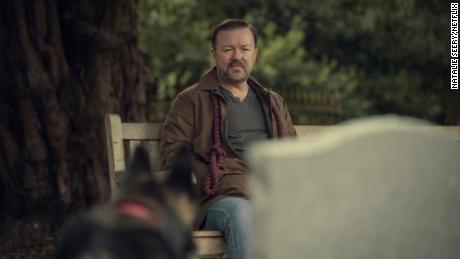 Ricky Gervais in the final season of his Netflix series &#39;After Life.&#39;