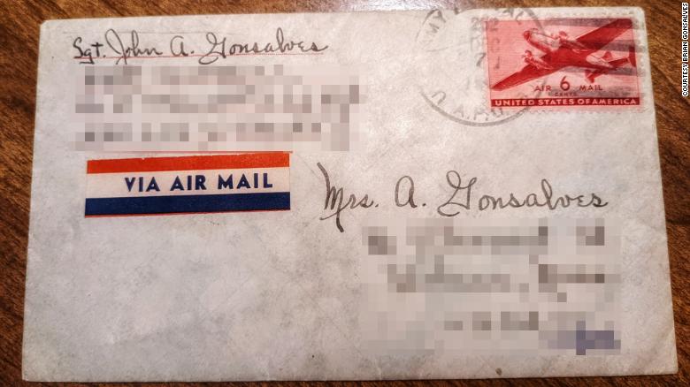 A letter from an American soldier has been delivered to his family — 76 years after he mailed it