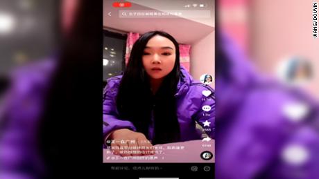 Wang, 30, posted social media updates from her home on her blind date during the Covid-19 lockdown in Zhengzhou, China