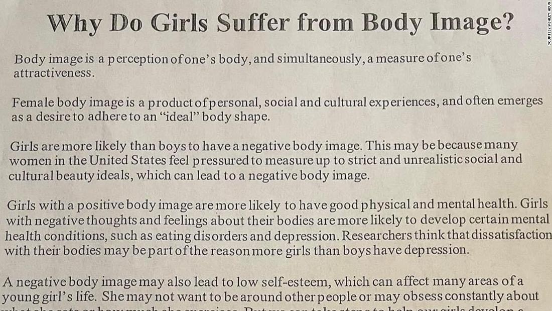 Parents angry after school suggest wearing shapers to tackle body image issues in middle school girls