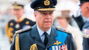 Prince Andrew The Duke of York at the 100th Anniversary Ceremony of The Royal Air Force (RAF) held on July 10, 2018 at Westminster Abbey in London.