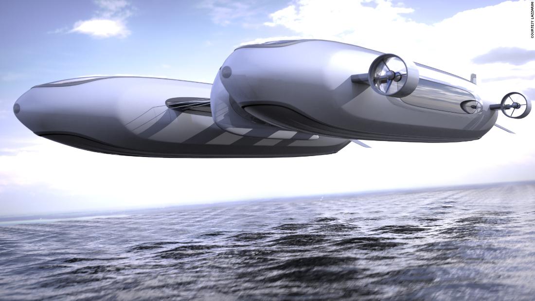 The futuristic superyacht concept that can fly as well as sail