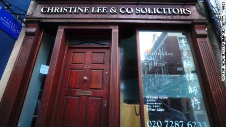 Os escritórios de Londres de Christine Lee and Co. 