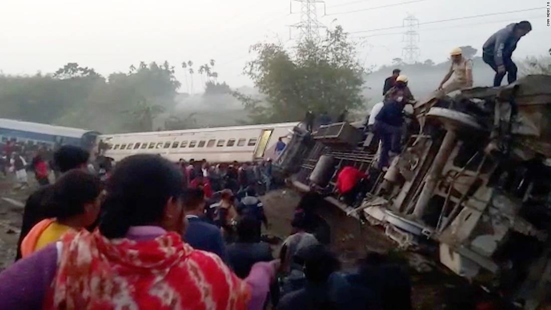 At least 9 killed after train derails in India's West Bengal state