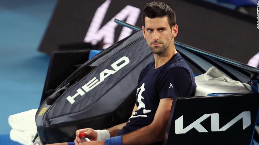 Immigration minister said he was canceling Djokovic's visa 'on health and good order grounds'