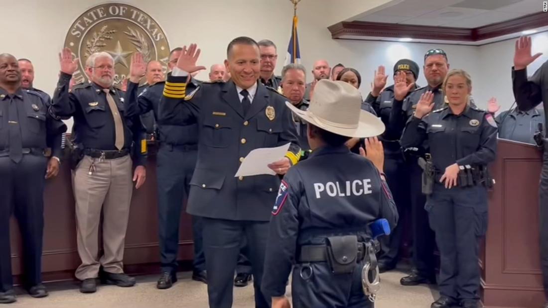 10-yo with terminal cancer made honorary officer in several agencies
