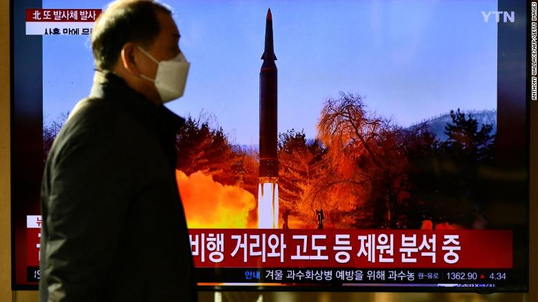 North Korea conducts third missile test this year