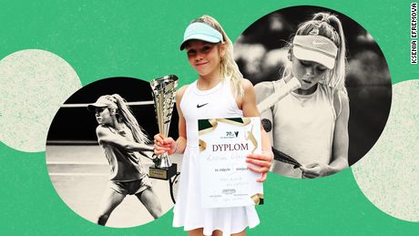 Ksenia Efremova: La prodige du tennis russe de 12 ans a un potentiel incroyable & # 39;  Patrick Muratoglu dit :