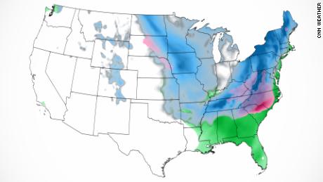 Tormenta de invierno: lluvia helada, fuertes nevadas, posibles problemas de viaje y cortes de energía esperados en el sureste