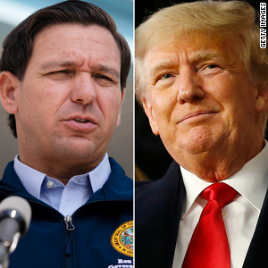 DeSantis was asked about Trump's nicknames for him. Hear his response