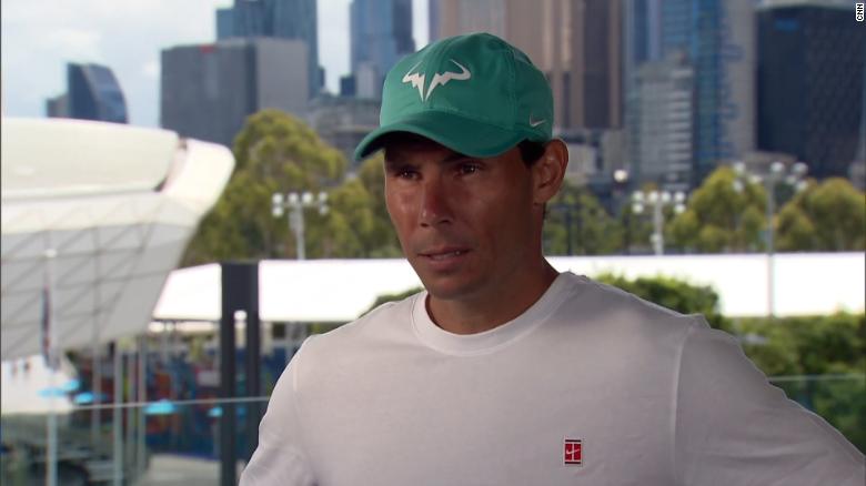 The 35-year-old former world No.1 is in Melbourne ahead of the Australian Open, where he is looking to add to his tally of 21 majors. 