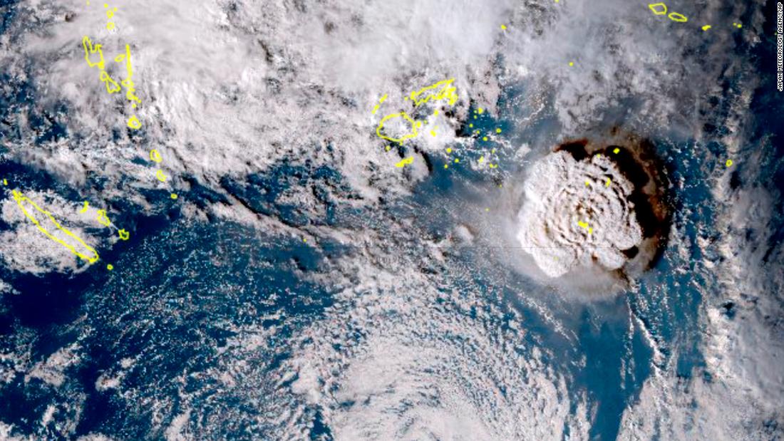 Underwater volcano causes tsunamis to hit Hawaii, Japan and Tonga