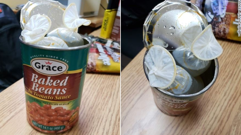 Men tried to smuggle $340,000 worth of cocaine in baked beans tins