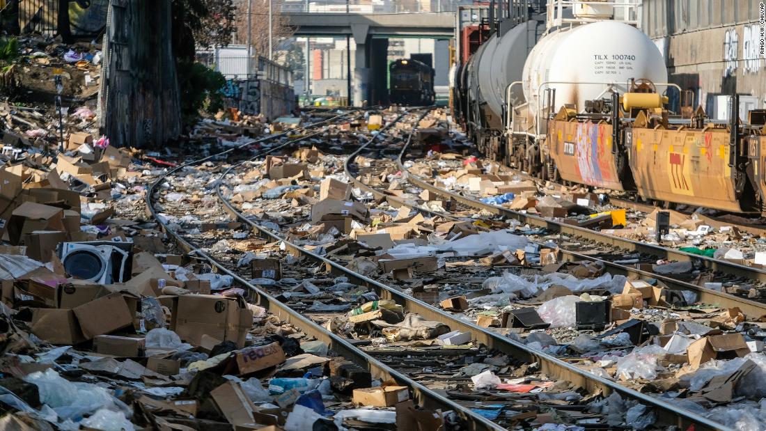 Thieves in LA are looting freight trains filled with packages from UPS