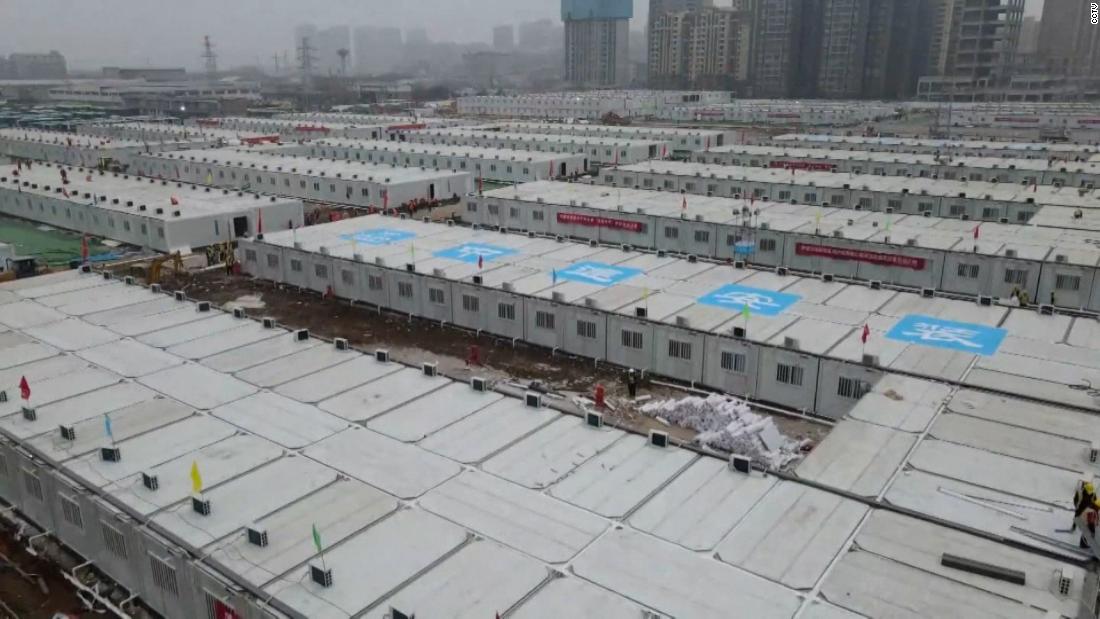 China builds massive encampment amid Covid-19 surge