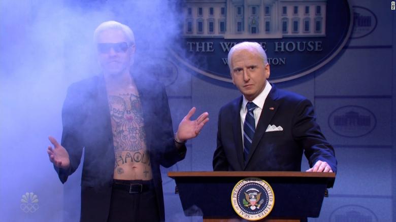 ‘Saturday Night Live’ returns from winter break with its Joe Biden blaming the surge of Omicron on Spider-Man
