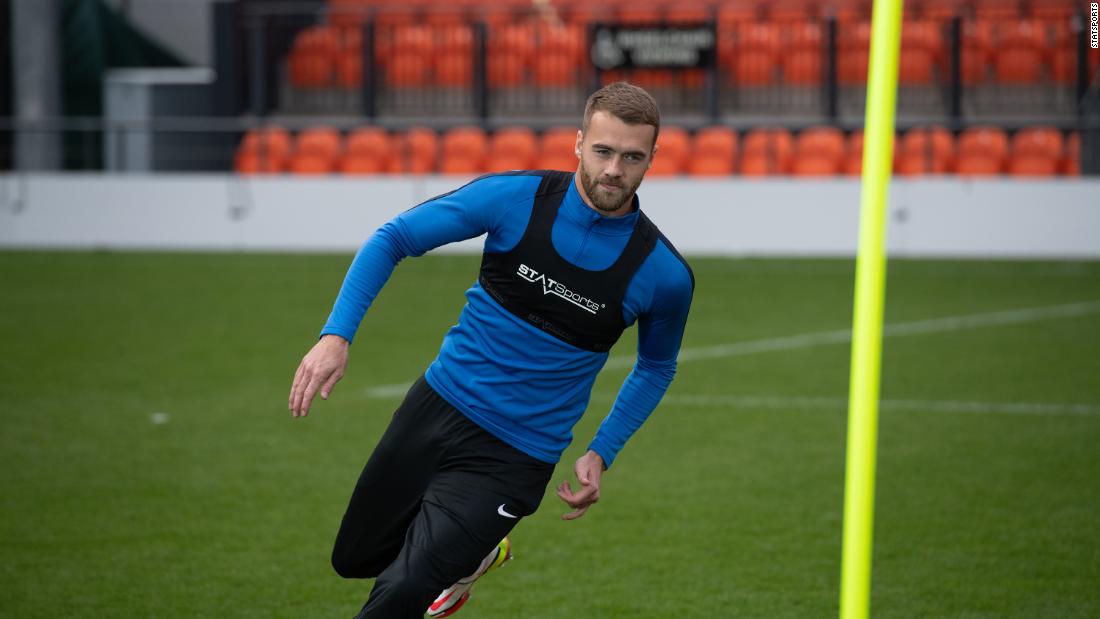STATSports Apex Athlete series is a vest system that uses GPS to track and analyze performance. Designed with team field sports in mind, the tech is approved by FIFA and used in the English Premier League.