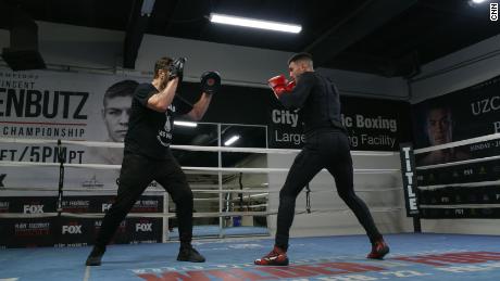 Boxer Ben Stanoff on the right says that training with wearables like TESLASUIT will create a new way of training for the next generation of athletes.