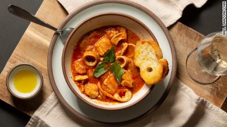 Italian Fish Stew (Brodetto di Pesce Alla Marchigiana)  