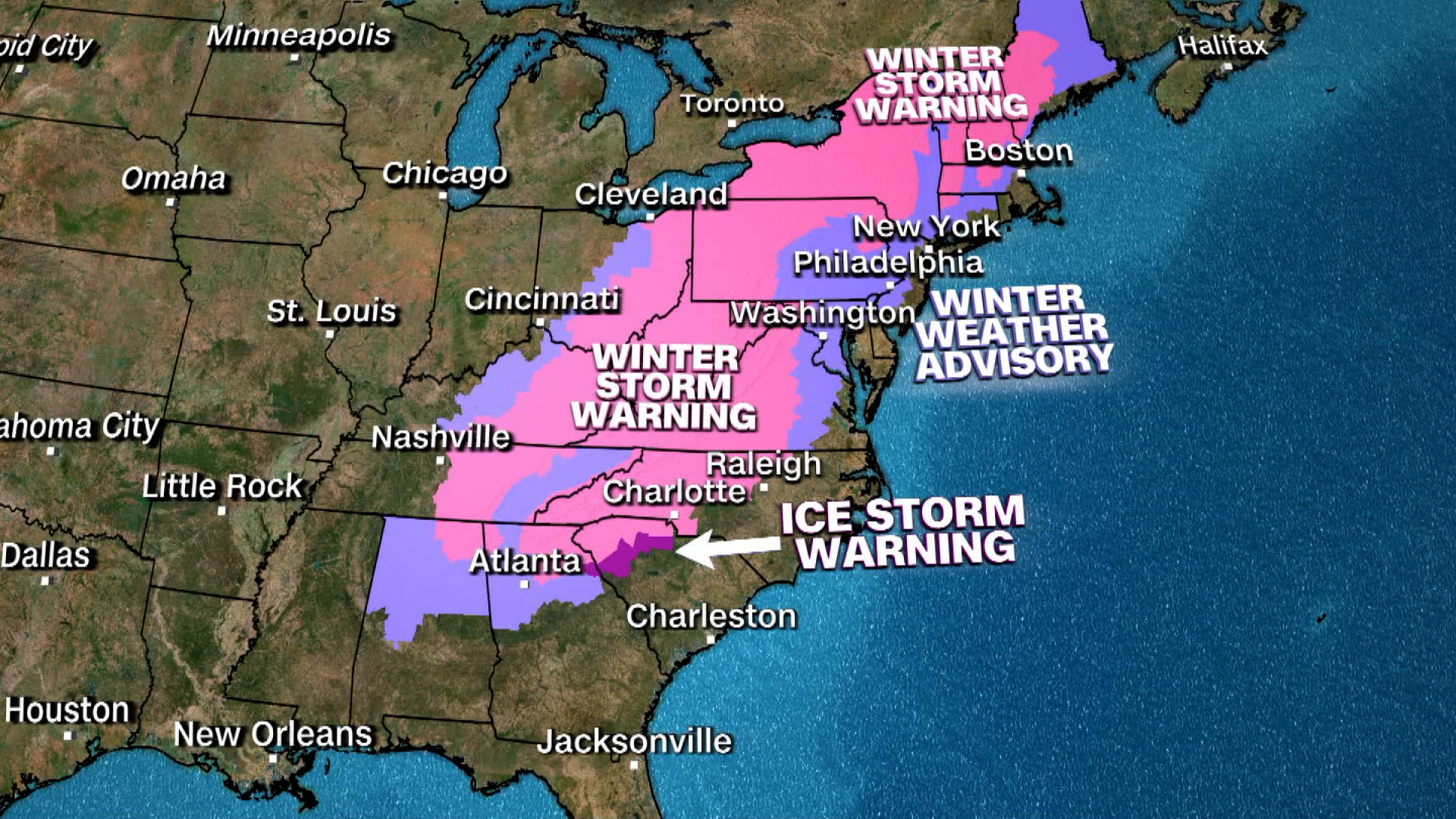 Winter Storm Weather Map Video: Forecast Shows Which Areas May Be Out Of Worst Of Winter Storm - Cnn  Video