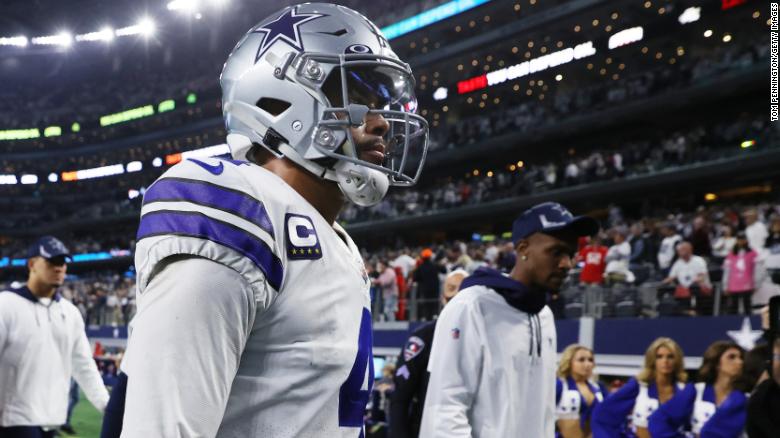 Dallas Cowboys fans throw trash at the refs after heartbreaking NFL playoff loss; Dak Prescott says ‘credit to them’