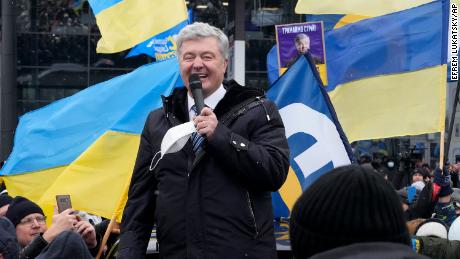 The former Ukrainian president lands in Kiev for a case of treason