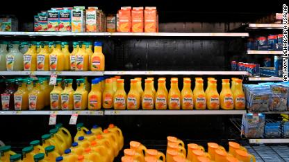 US orange juice shortage FILE