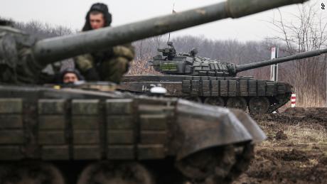 Ukraine warns Russia has 'almost completed' build-up of forces near border 