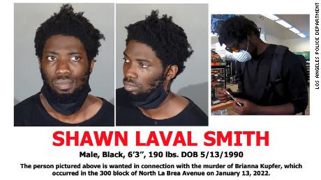 Los Angeles police identified Shawn Laval Smith as a suspect in the death of a store employee in the city & # 39; s Hancock Park neighborhood.