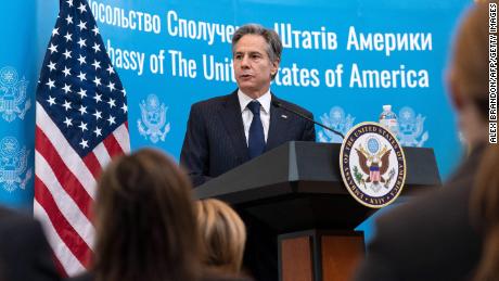 blinken says "only one additional Russian force"  entering Ukraine would trigger an American response