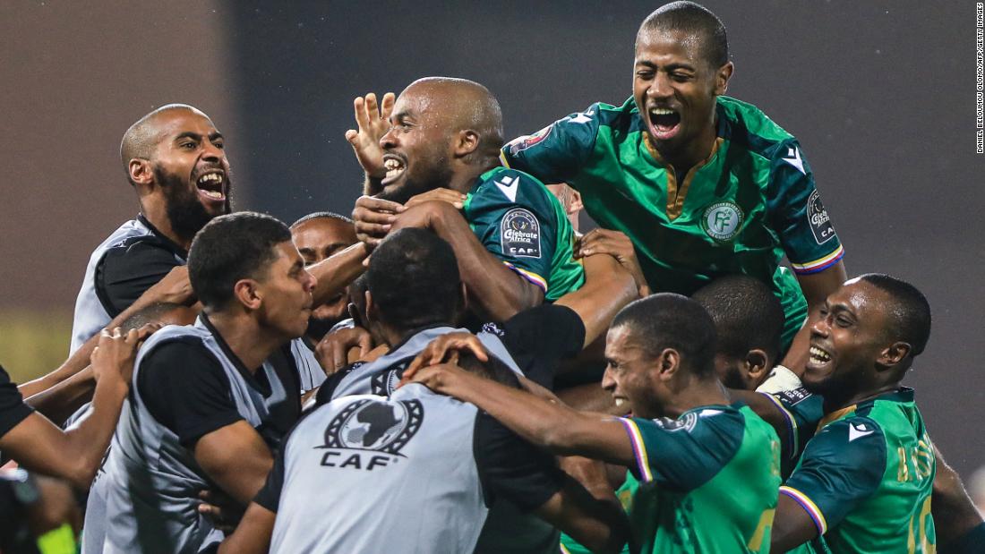 Comoros pulls off historic upset to knock out Ghana on AFCON debut
