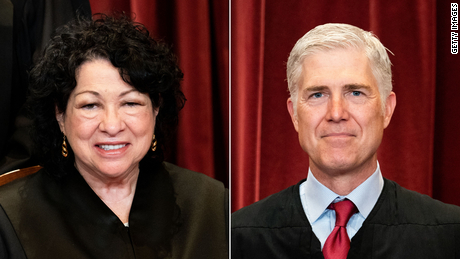 Sotomayor and Gorsuch say they are &#39;warm colleagues and friends&#39; amid masking dustup
