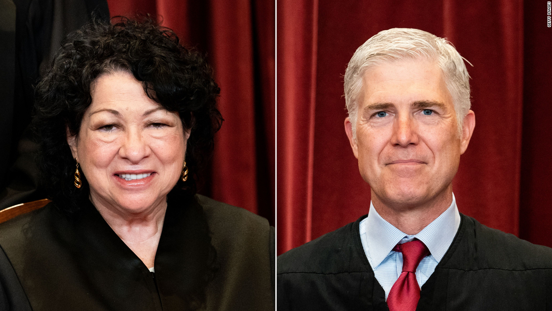 Sotomayor and Gorsuch say they are ‘warm colleagues and friends’ amid masking dustup