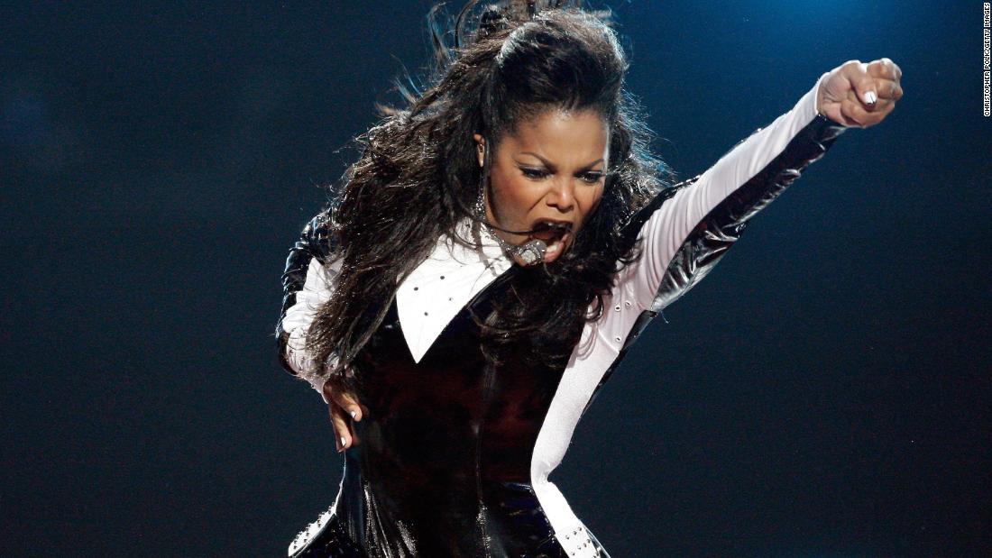 Janet Jackson performs during the 2009 MTV Music Awards at Radio City Music Hall in New York City.