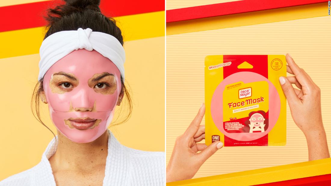 Oscar Mayer's bologna face mask quickly sells out