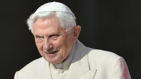 Pope emeritus Benedict XVI said Tuesday he is &quot;of good cheer&quot; as he faces &quot;the final judge of my life.&quot;