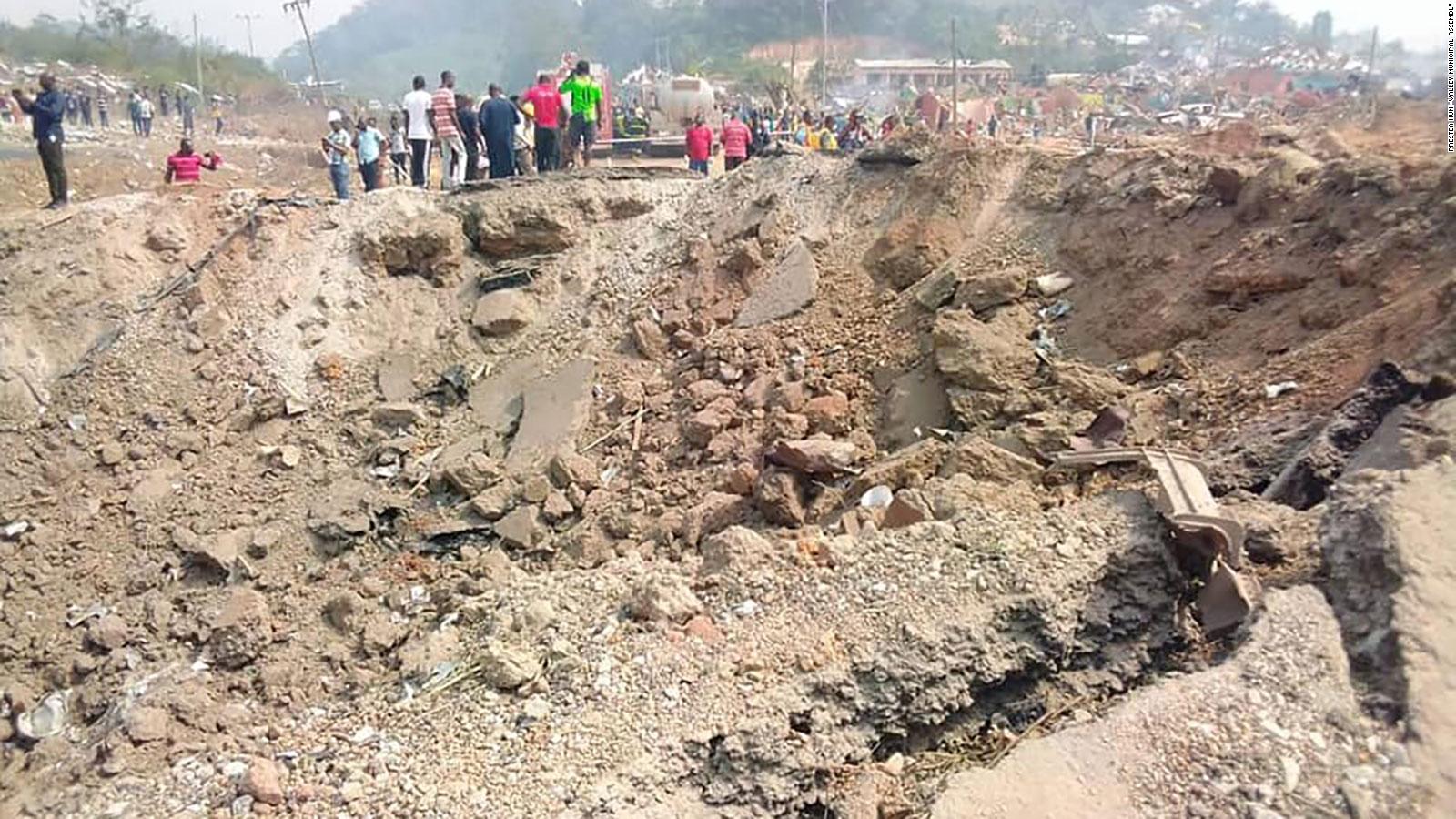 Ghana explosion: Almost entire town leveled after explosives delivery ...