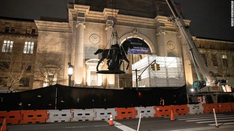 Theodore Roosevelt statue removed from NYC museum after sparking controversy