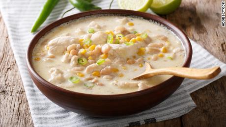 Switch it up and try making a white chicken chili, which has green peppers instead of red ones.