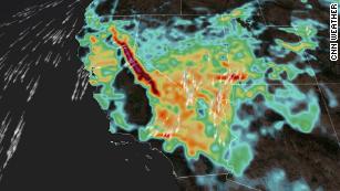 A widespread windstorm could deliver hurricane-force wind gusts in California and other parts of the West