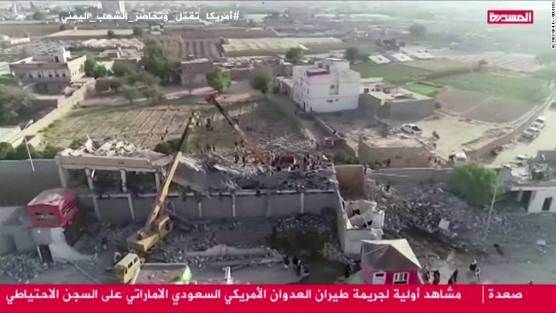 Saudi-led coalition denies targeting Yemeni detention center after airstrikes kill 70 – CNN