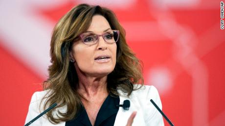 Former Alaska Gov. Sarah Palin speaks during the Conservative Political Action Conference (CPAC) in National Harbor, MD, on Feb. 26, 2015.