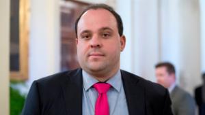 Boris Epshteyn, former special assistant to President Donald Trump arrives for the 2019 Prison Reform Summit and First Step Act Celebration in the East Room of the White House in Washington, Monday, April 1, 2019. 