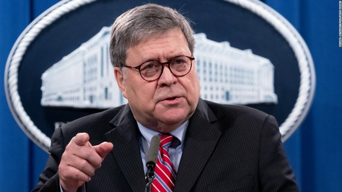 William Barr, on Fox, says there’s no legitimate reason for classified docs to be at Mar-a-Lago