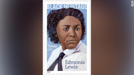 The US Postal Service will honor sculptor Edmonia Lewis on a forever stamp as part of its Black Heritage series.