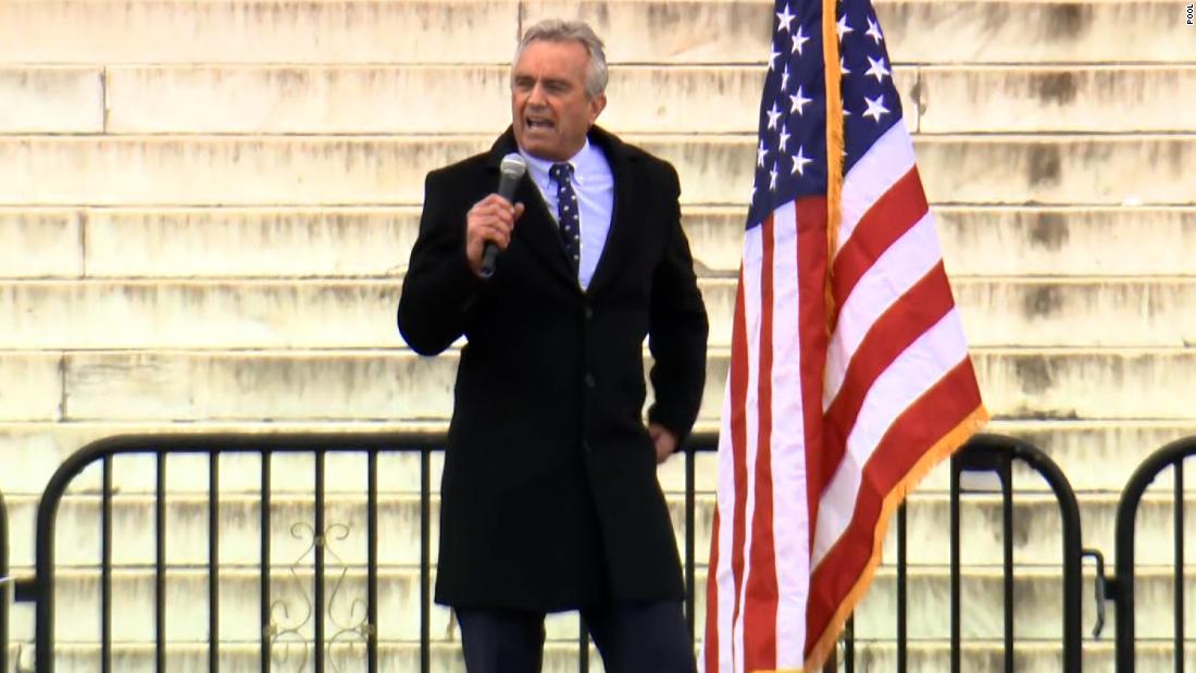 Robert F. Kennedy Jr. compares US Covid-19 vaccine policies to Nazi Germany